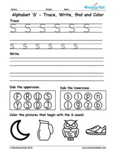 free printable kindergarten activities and worksheets in pdf