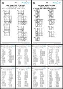 missing letters free printable pdf worksheets kids