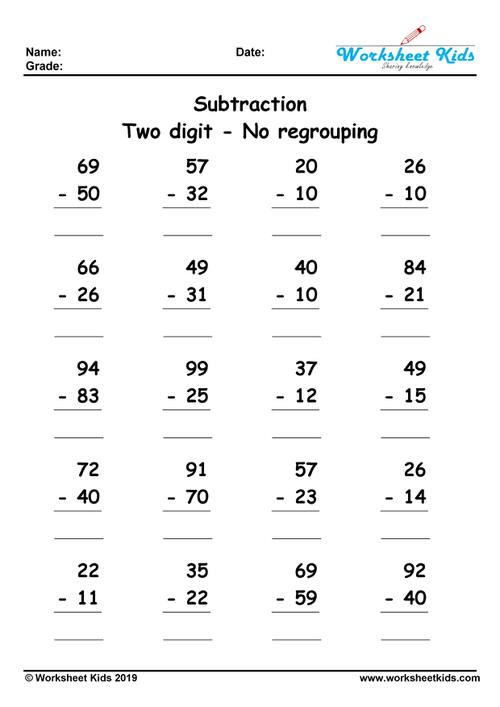 Multiplication Without Regrouping Worksheet Multiplication Without Regrouping Online Worksheet