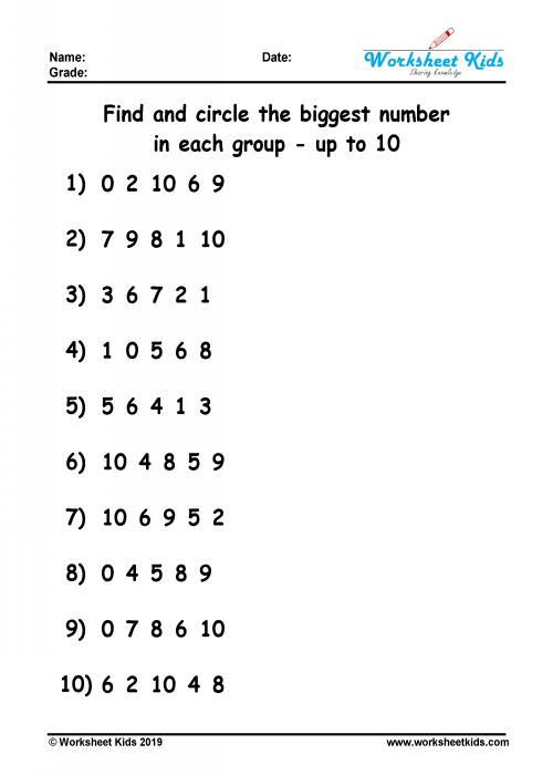 Grade 6 Number Sense And Numeration Worksheets Worksheets For Kindergarten