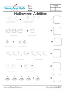 Halloween math worksheets for preschool & kindergarten | Free printable