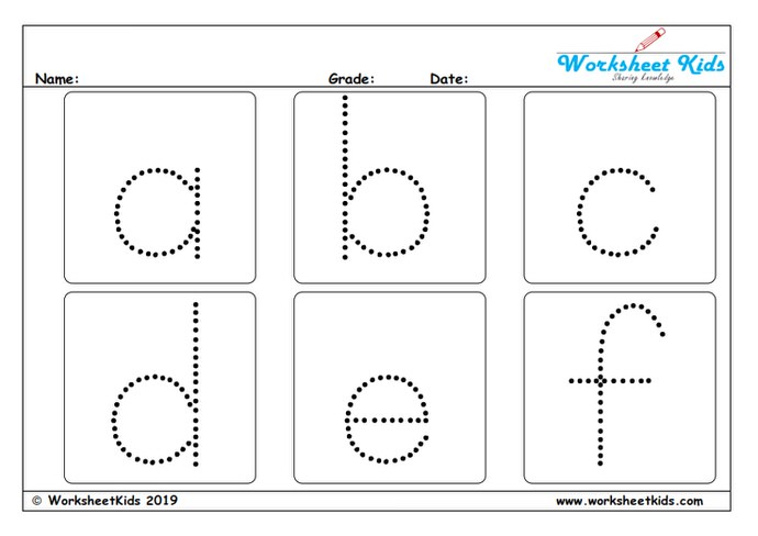 Letter Tracing For Preschoolers And Toddlers Free Printables Worksheets