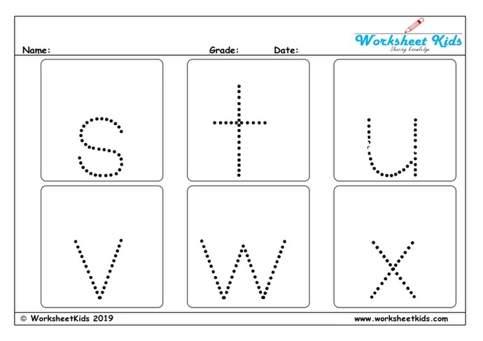 Letter Tracing For Preschoolers And Toddlers Free Printables Worksheets