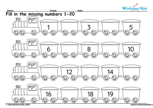 Writing Numbers 1 20 Worksheets Kindergarten Worksheets For Kindergarten