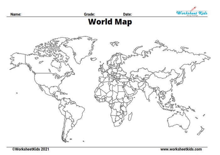 Big Free Map of the World free