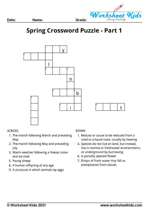 Colorful Flowers Crossword Puzzle Clue Best Flower Site